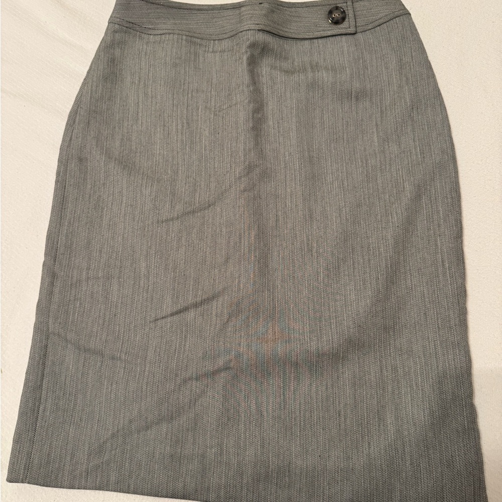 ANTONIO MELANI Gray Pencil Skirt